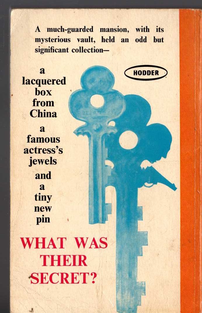 Edgar Wallace  THE CLUE OF THE NEW PIN magnified rear book cover image