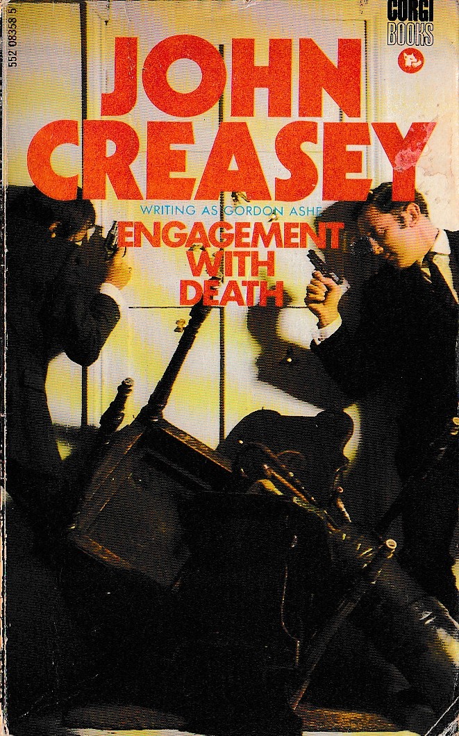 Gordon Ashe  ENGAGEMENT WITH DEATH front book cover image