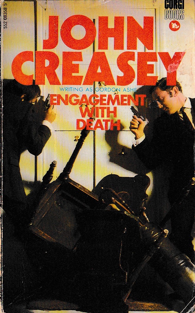 Gordon Ashe  ENGAGEMENT WITH DEATH front book cover image