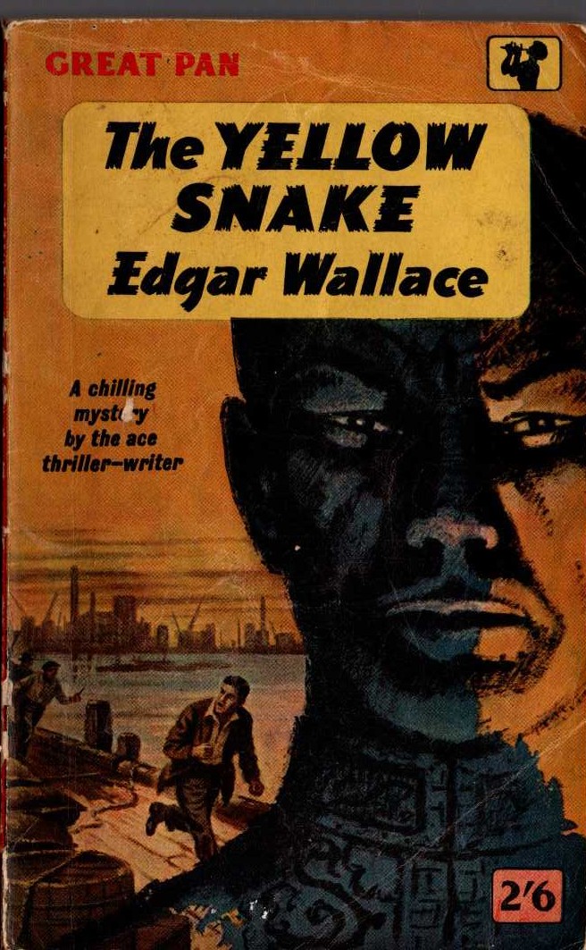 Edgar Wallace  THE YELLOW SNAKE front book cover image