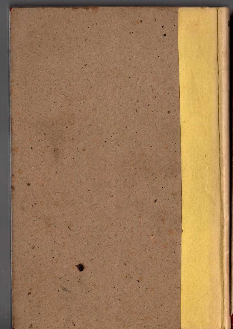 CALENDAR OF CRIME magnified rear book cover image