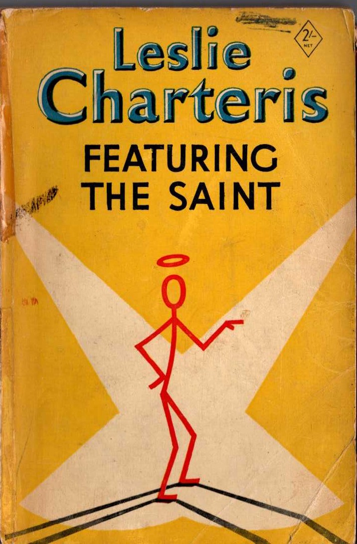 Leslie Charteris  FEATURING THE SAINT front book cover image