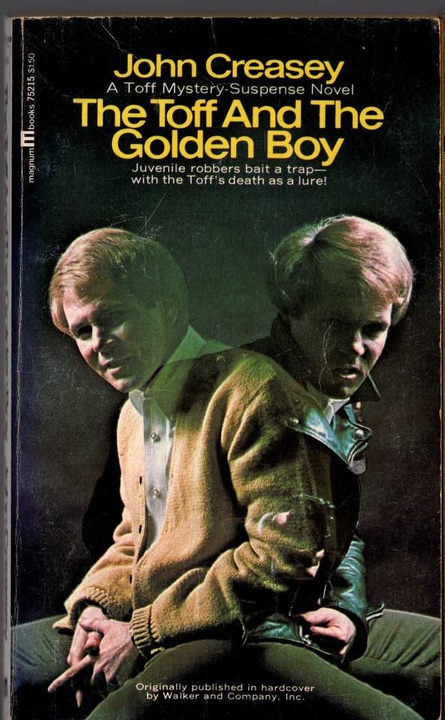 John Creasey  THE TOFF AND THE GOLDEN BOY front book cover image