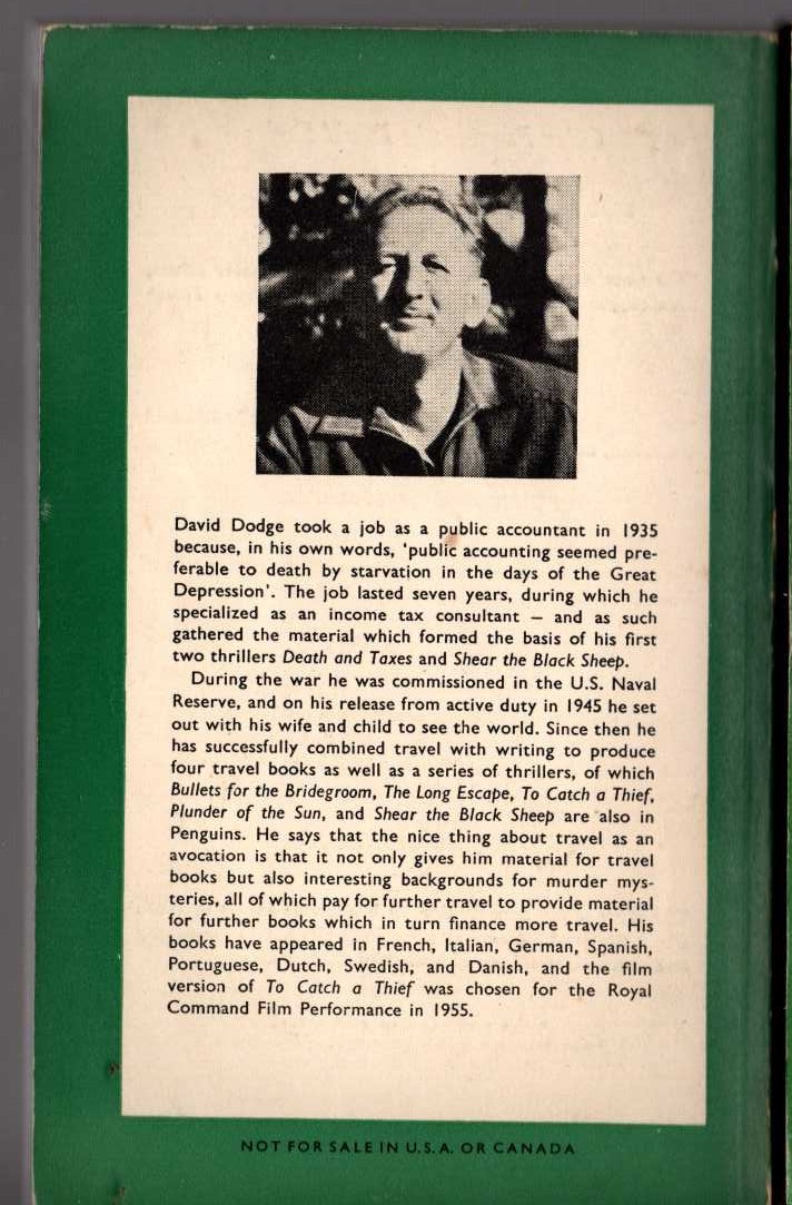 David Dodge  THE LIGHTS OF SKARO magnified rear book cover image