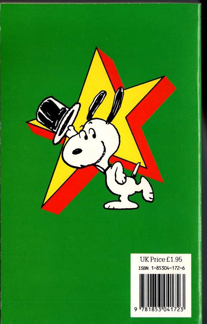 Charles M. Schulz  SNOOPY STARS IN THE MIXED DOUBLES magnified rear book cover image