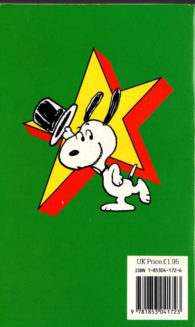 Charles M. Schulz  SNOOPY STARS IN THE MIXED DOUBLES magnified rear book cover image
