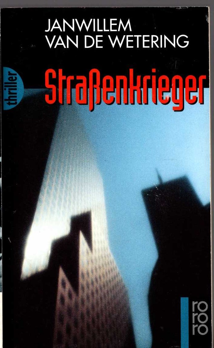 Janwillem van de Wetering  STRABENKRIEGER front book cover image