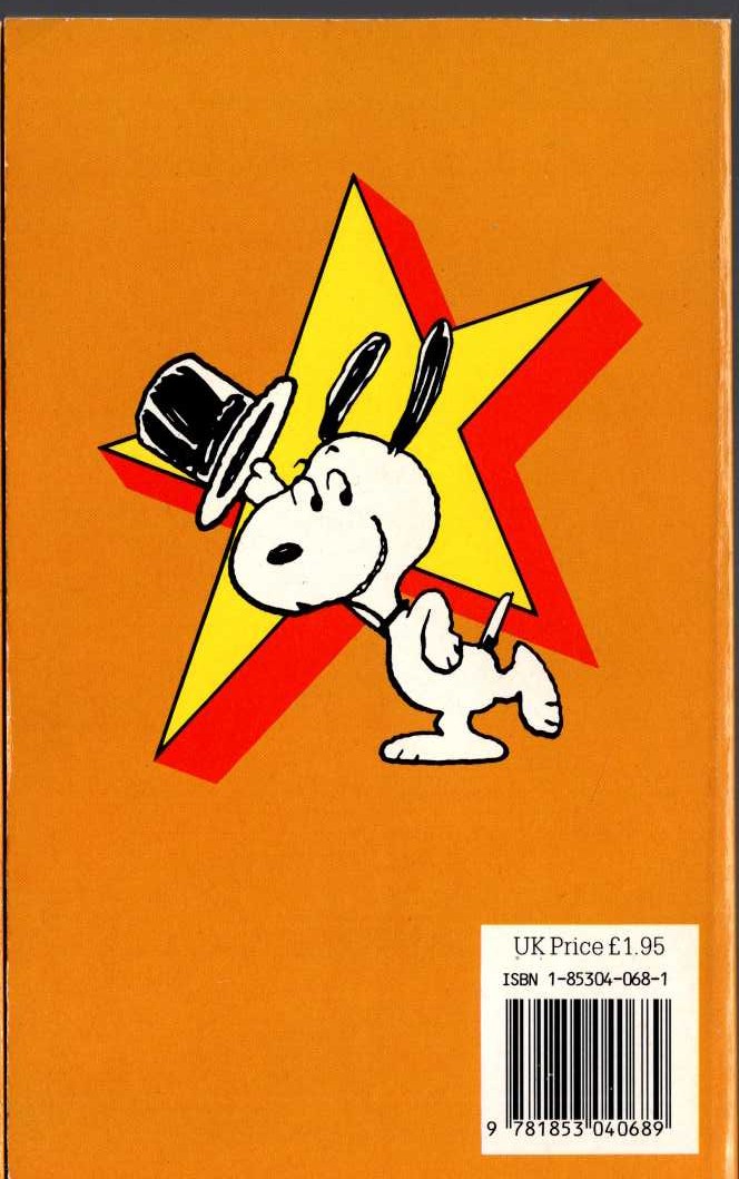 Charles M. Schulz  SNOOPY STARS AS THE DOG-DISH GURMET magnified rear book cover image