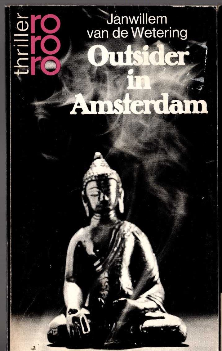 Janwillem van de Wetering  OUTSIDER IN AMSTERDAM (German text) front book cover image