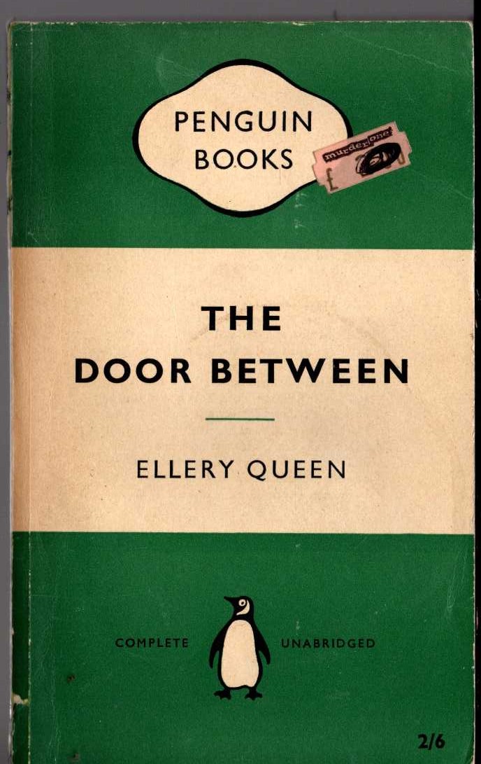 Ellery Queen  THE DOOR BETWEEN front book cover image