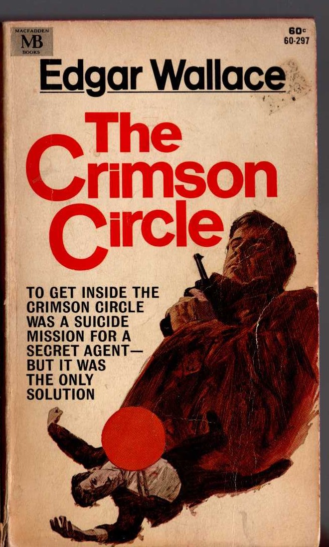 Edgar Wallace  THE CRIMSON CIRCLE front book cover image
