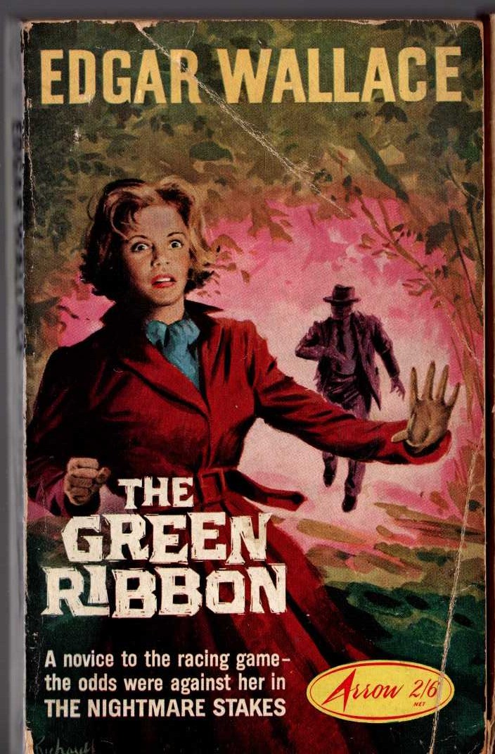 Edgar Wallace  THE GREEN RIBBON front book cover image