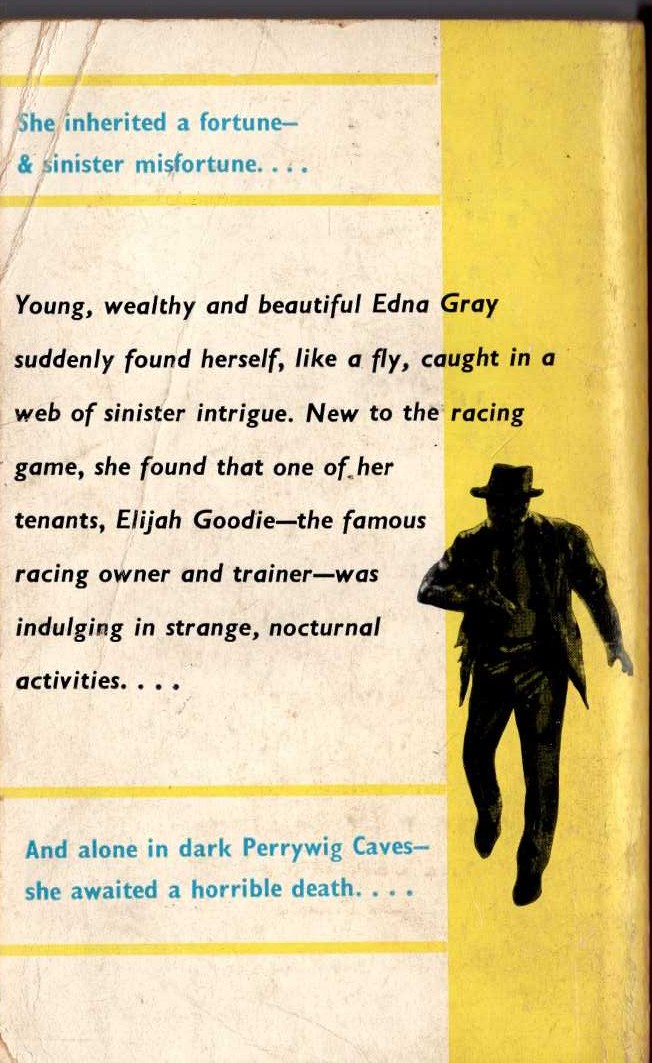 Edgar Wallace  THE GREEN RIBBON magnified rear book cover image