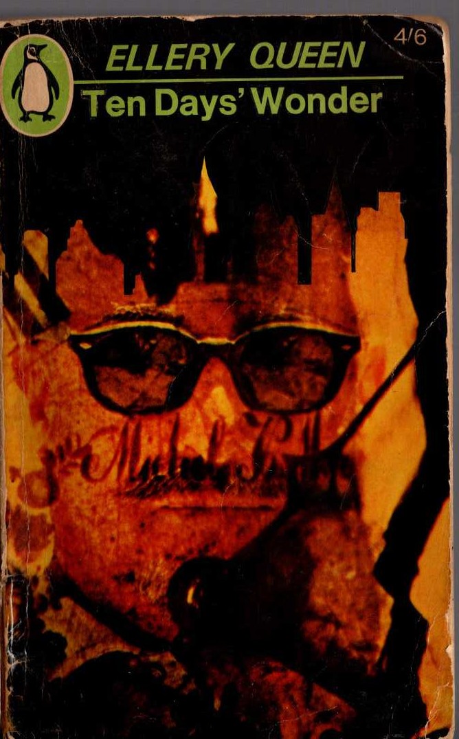 Ellery Queen  TEN DAYS' WONDER front book cover image
