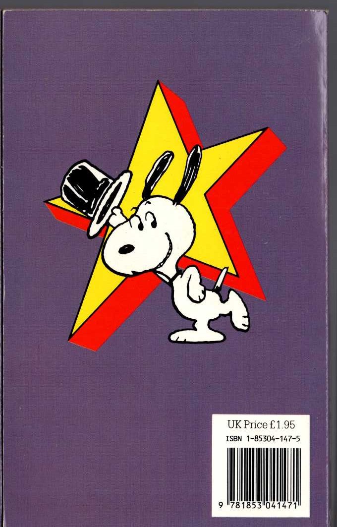 Charles M. Schulz  SNOOPY STARS AS THE WEATHERMAN magnified rear book cover image
