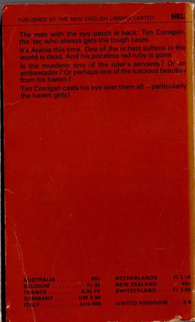 Ellery Queen  WHY SO DEAD? magnified rear book cover image
