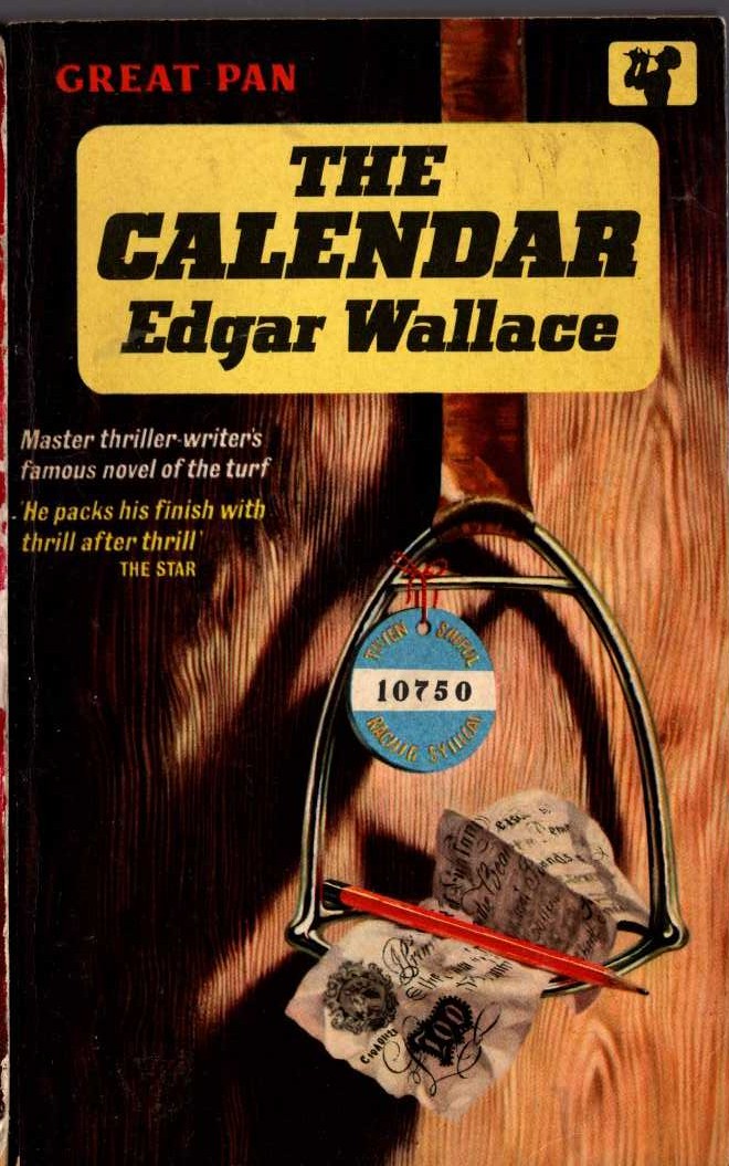 Edgar Wallace  THE CALENDAR front book cover image