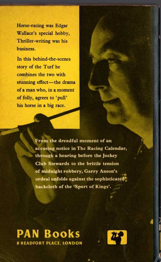 Edgar Wallace  THE CALENDAR magnified rear book cover image