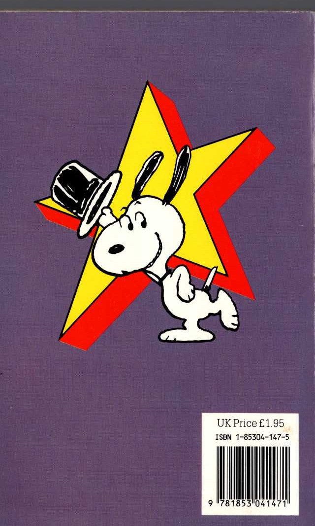 Charles M. Schulz  SNOOPY STARS AS THE WEATHERMAN magnified rear book cover image