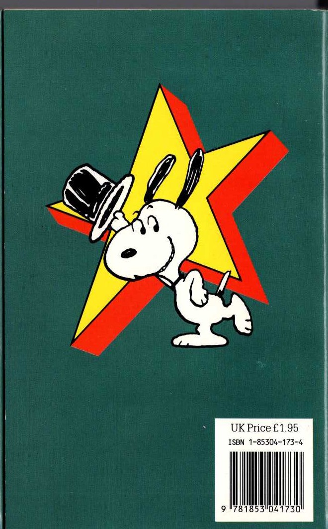 Charles M. Schulz  SNOOPY STARS IN BROTHERLY LOVE magnified rear book cover image