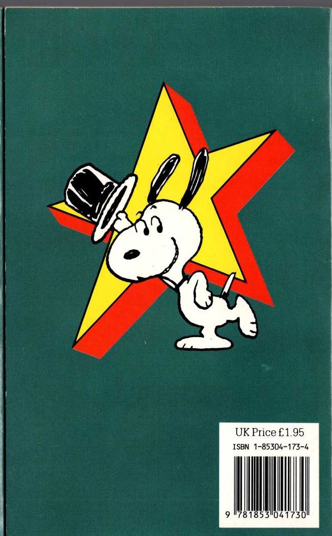 Charles M. Schulz  SNOOPY STARS IN BROTHERLY LOVE magnified rear book cover image