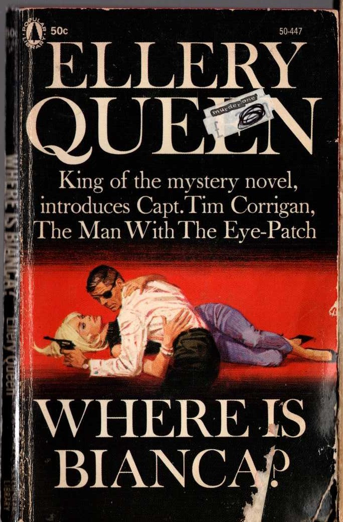 Ellery Queen  WHERE IS BIANCA? front book cover image