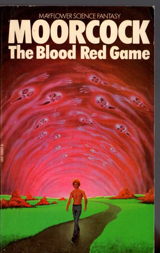 Michael Moorcock  THE BLOOD RED GAME front book cover image