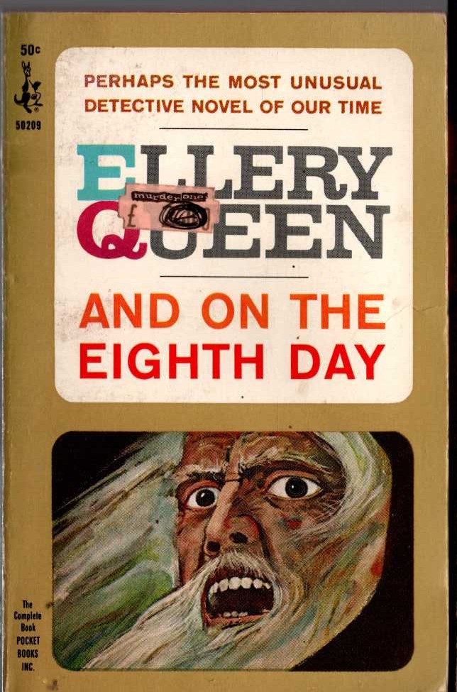 Ellery Queen  AND ON THE EIGHTH DAY front book cover image