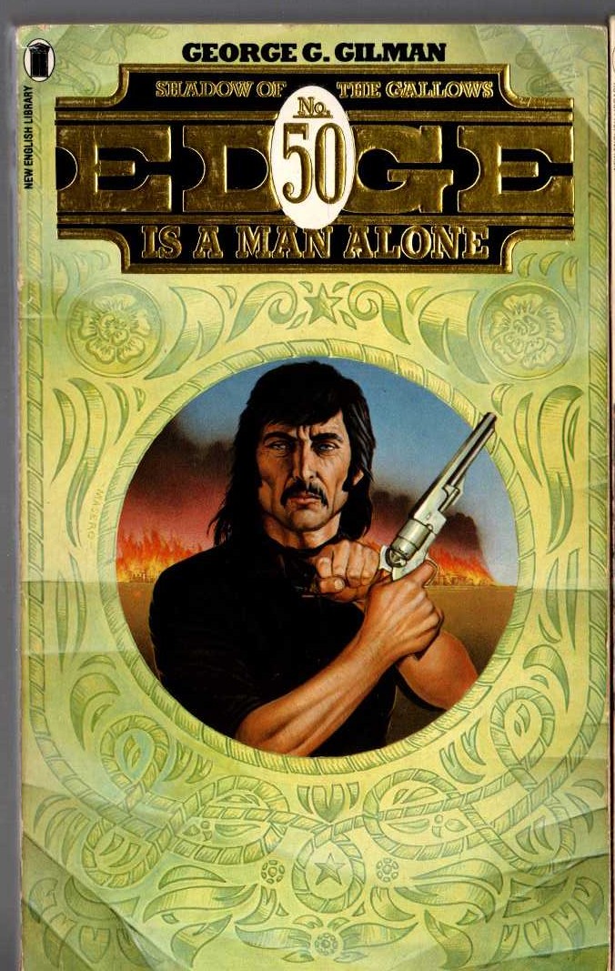 George G. Gilman  EDGE 50: SHADOW OF THE GALLOWS front book cover image