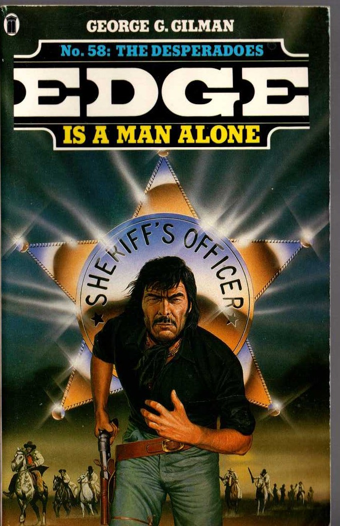 George G. Gilman  EDGE 58: THE DESPERADOES front book cover image