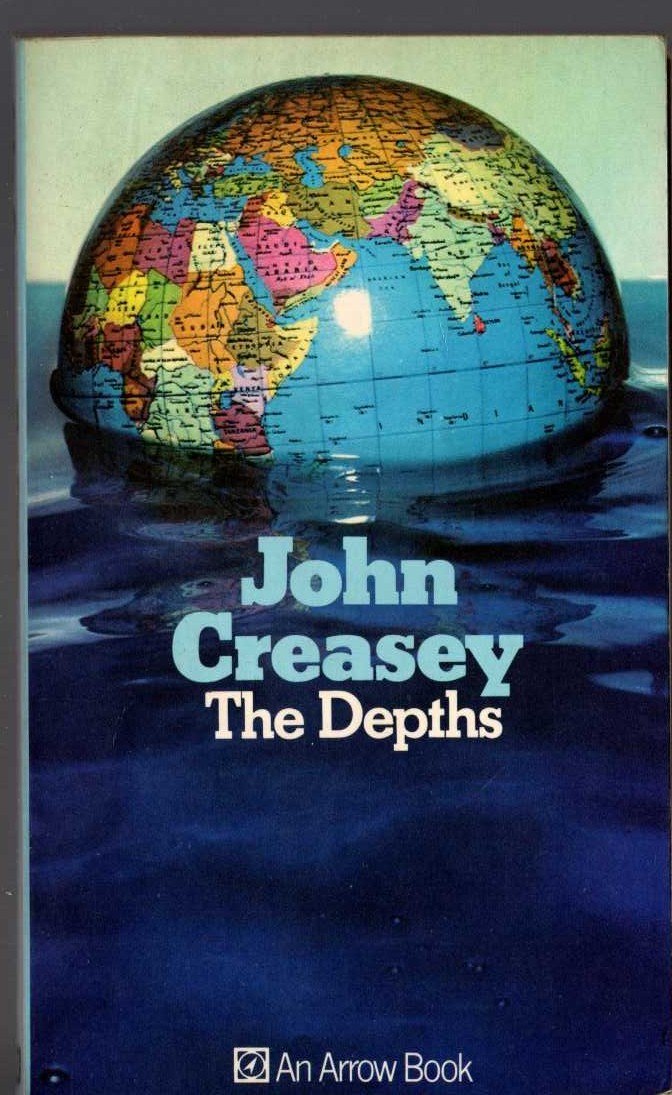 John Creasey  THE DEPTHS (Dr.Palfrey) front book cover image