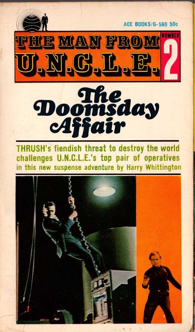 Harry Whittington  THE MAN FROM U.N.C.L.E. (2): The Doomsday Affair front book cover image