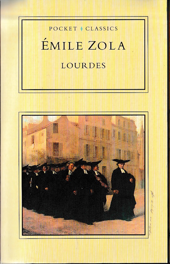 Emile Zola  LOURDES front book cover image