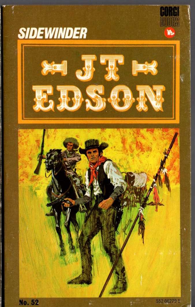 J.T. Edson  SIDEWINDER front book cover image