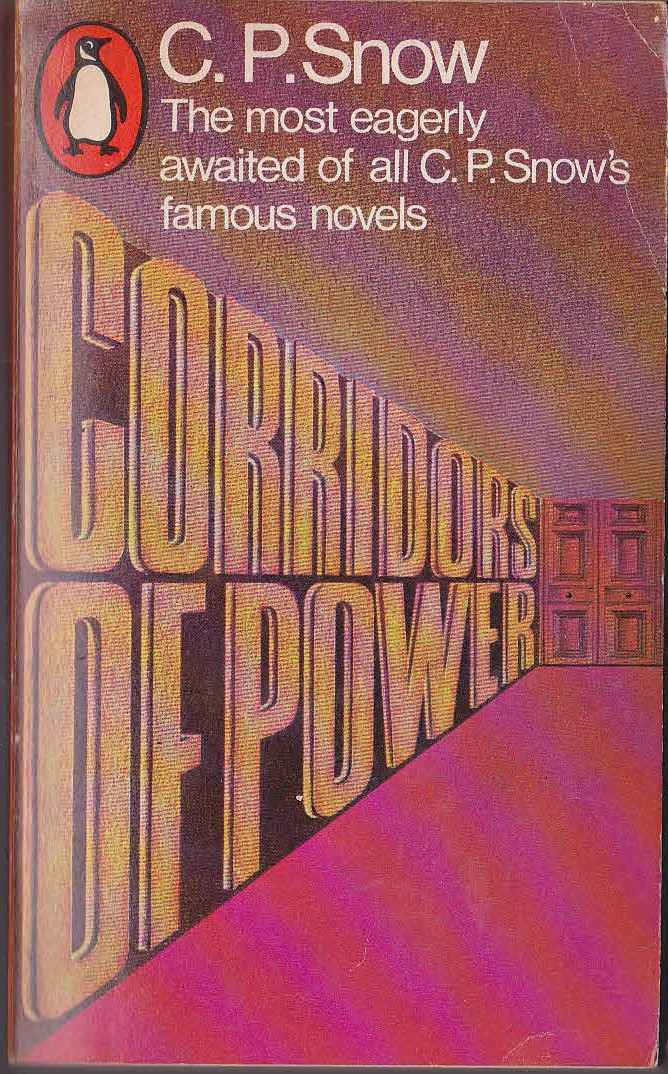 C.P. Snow  CORRIDORS OF POWER front book cover image