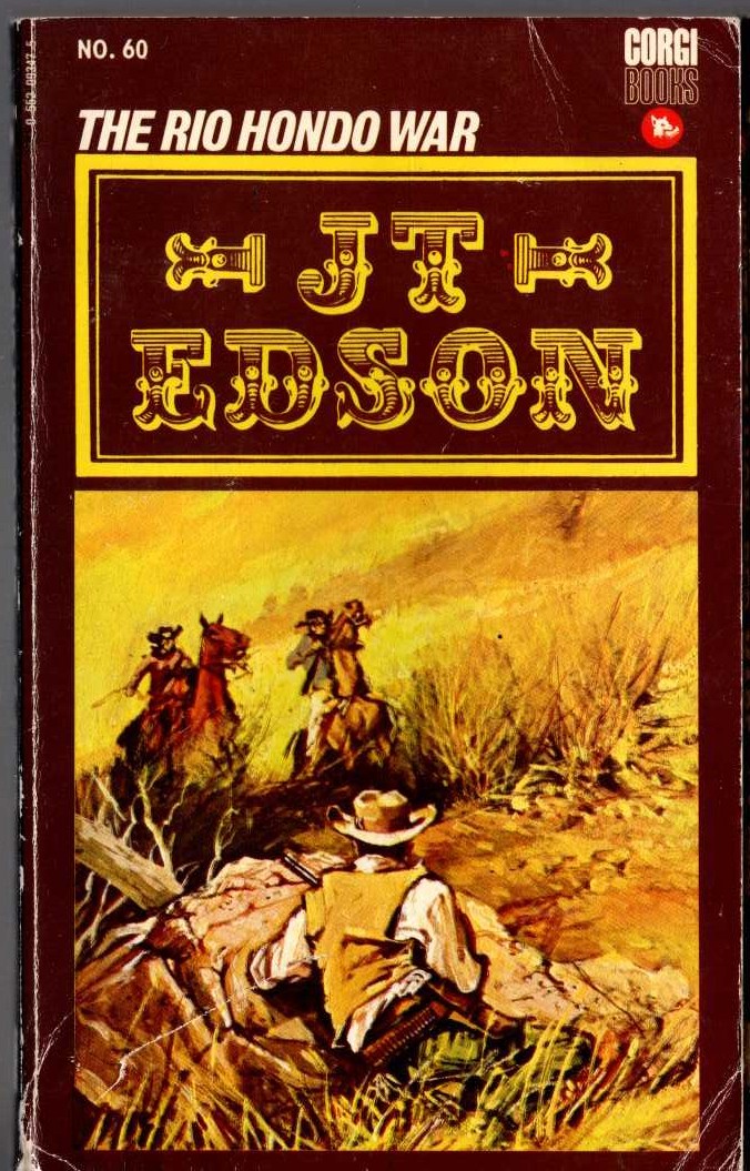 J.T. Edson  THE RIO HONDO WAR front book cover image