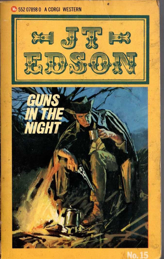 J.T. Edson  GUNS IN THE NIGHT front book cover image
