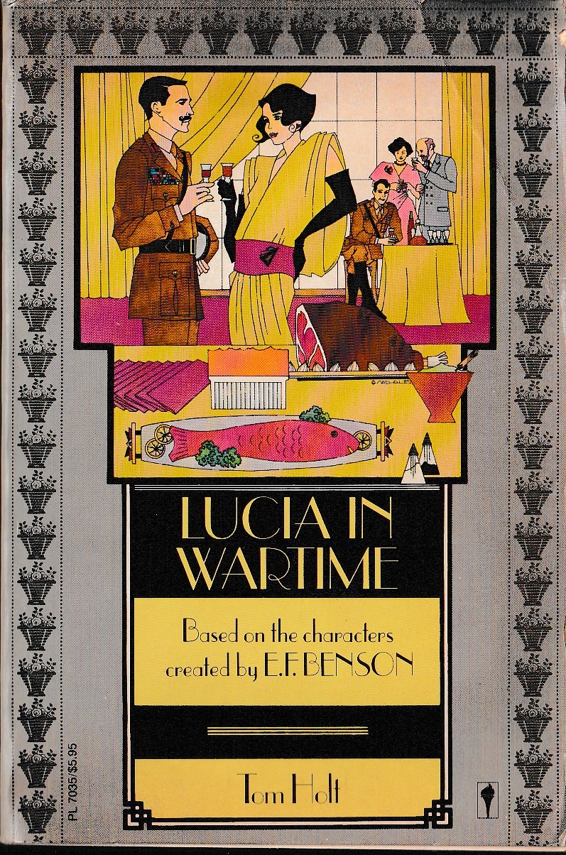 Tom Holt  LUCIA IN WARTIME front book cover image