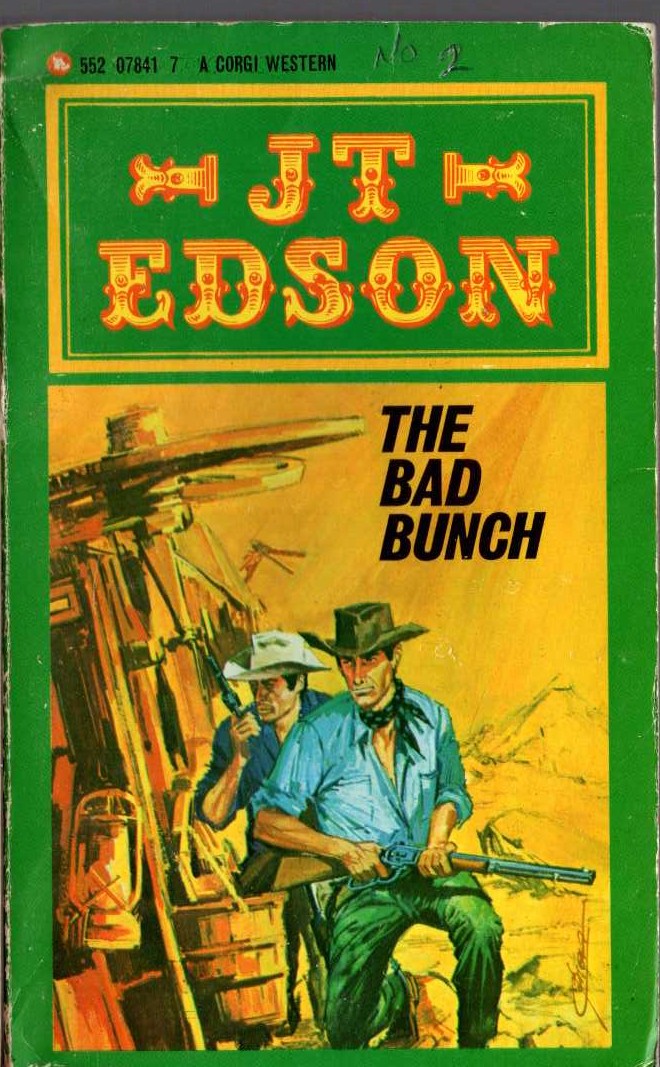 J.T. Edson  THE BAD BUNCH front book cover image