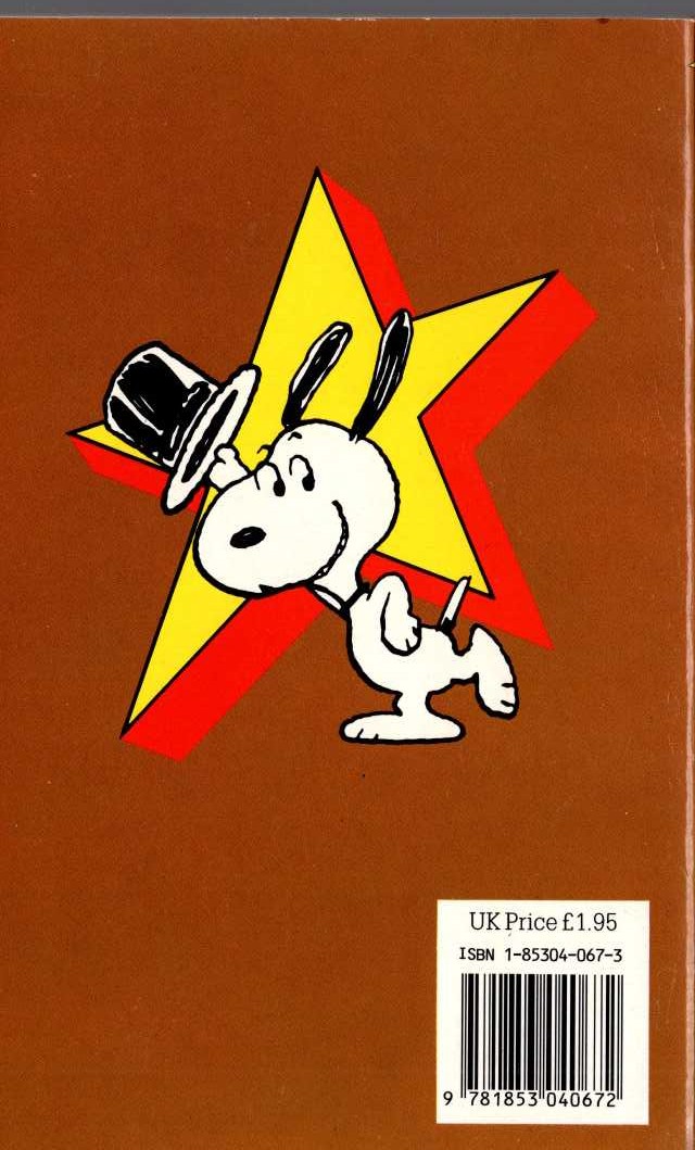 Charles M. Schulz  SNOOPY STARS AS THE GREAT PRETENDER magnified rear book cover image