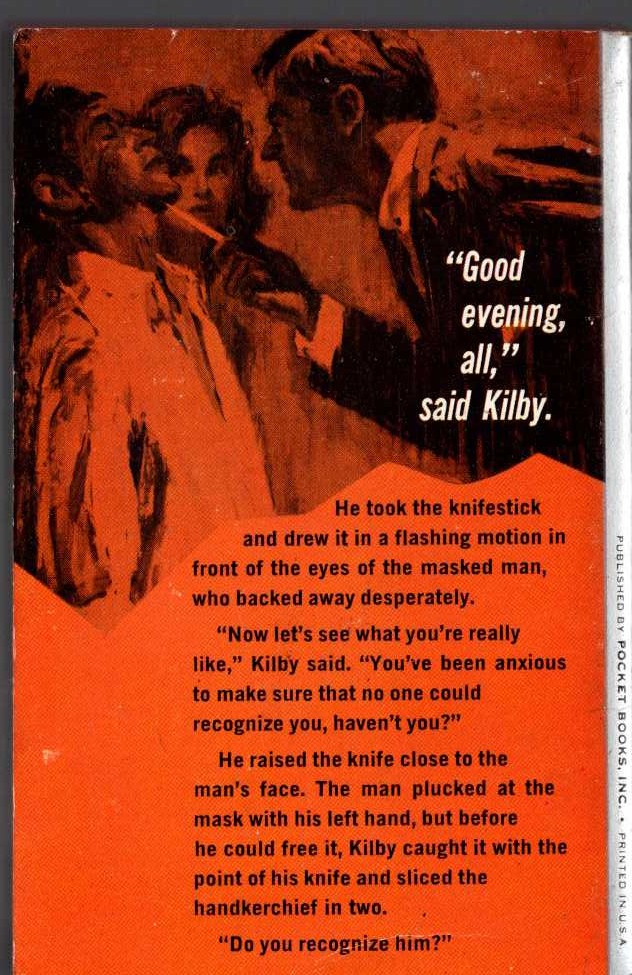 Robert Caine Frazer  MARK KILBY TAKES A RISK magnified rear book cover image