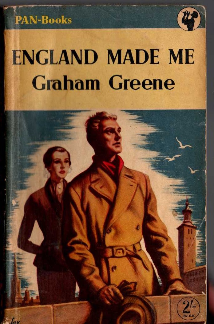 Graham Greene  ENGLAND MADE ME front book cover image