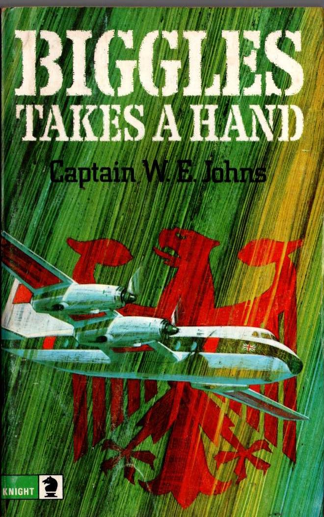 Captain W.E. Johns  BIGGLES TAKES A HAND front book cover image