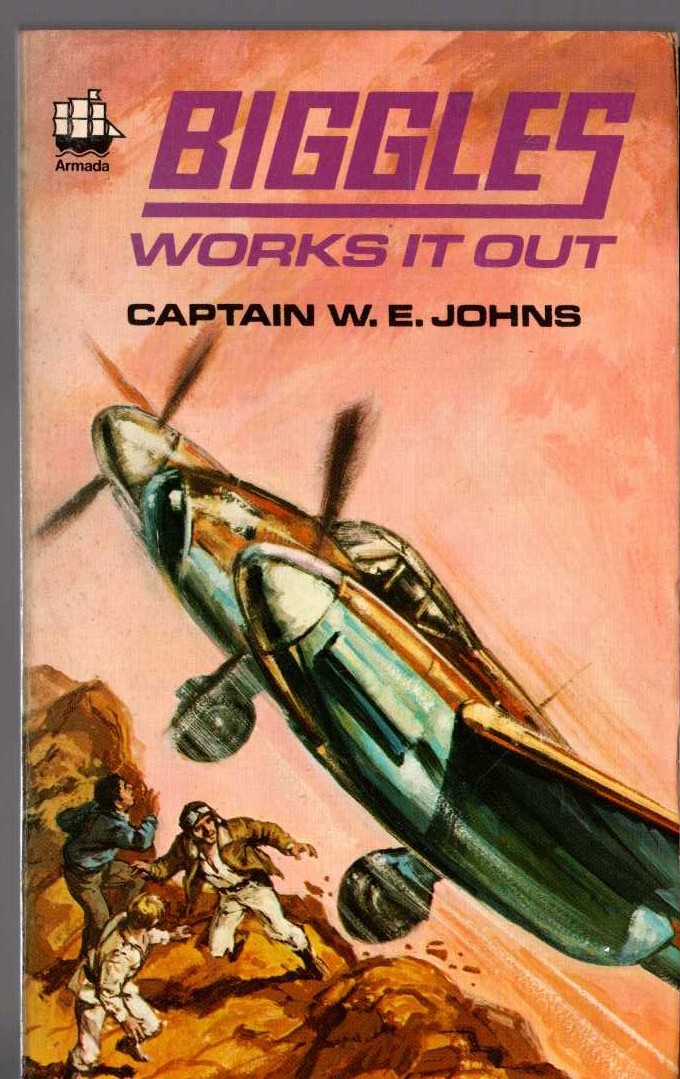 Captain W.E. Johns  BIGGLES WORKS IT OUT front book cover image
