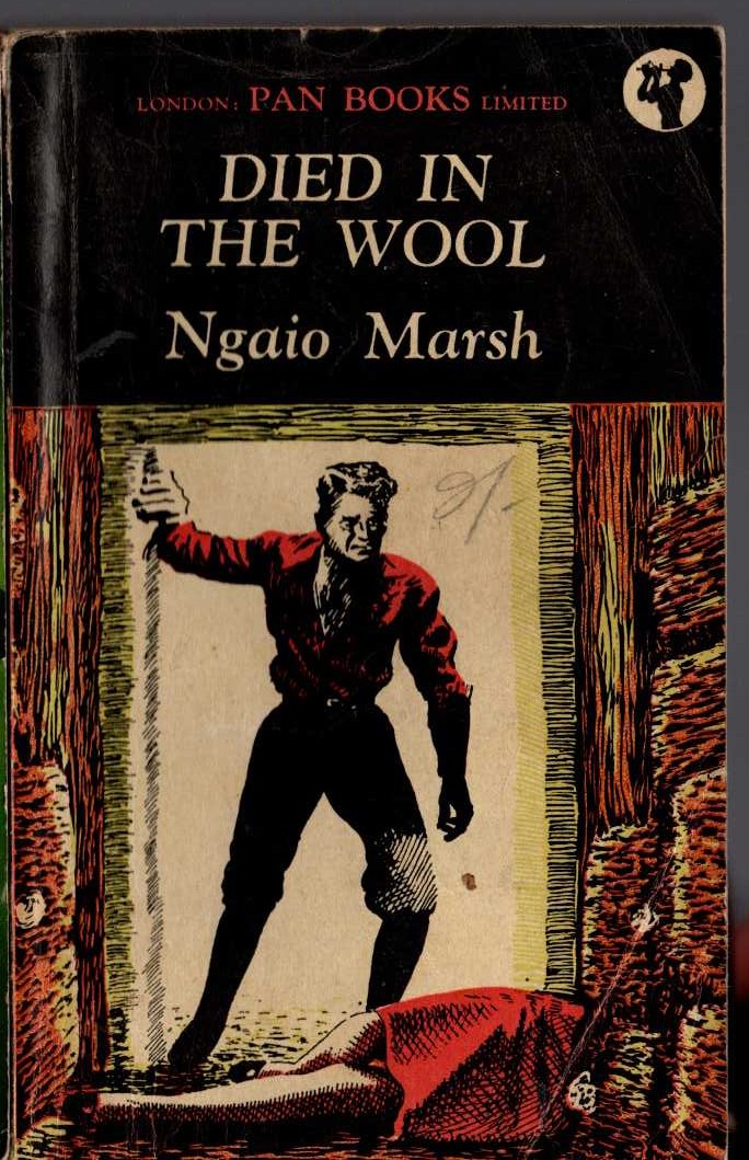 Ngaio Marsh  DIED IN THE WOOL front book cover image
