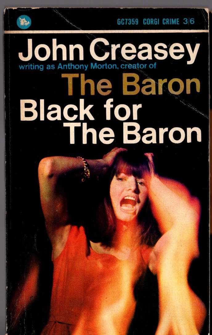 Anthony Morton  BLACK FOR THE BARON front book cover image