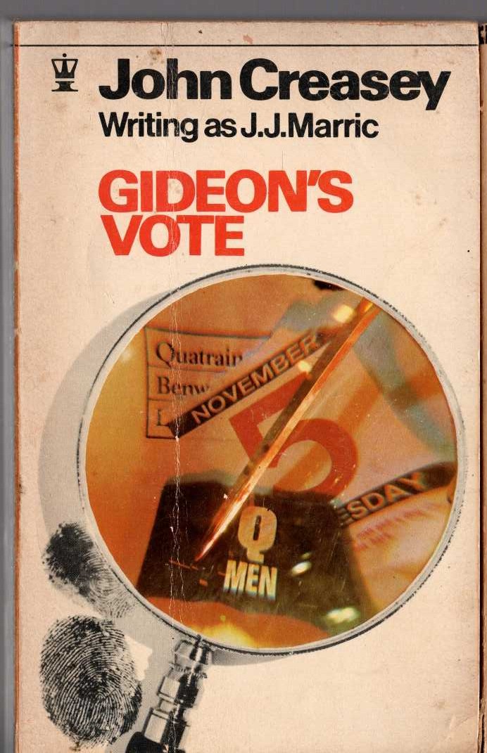 J.J. Marric  GIDEON'S VOTE front book cover image