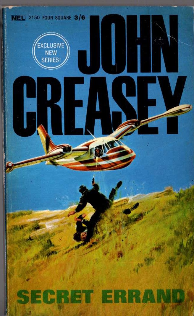 John Creasey  SECRET ERRAND front book cover image