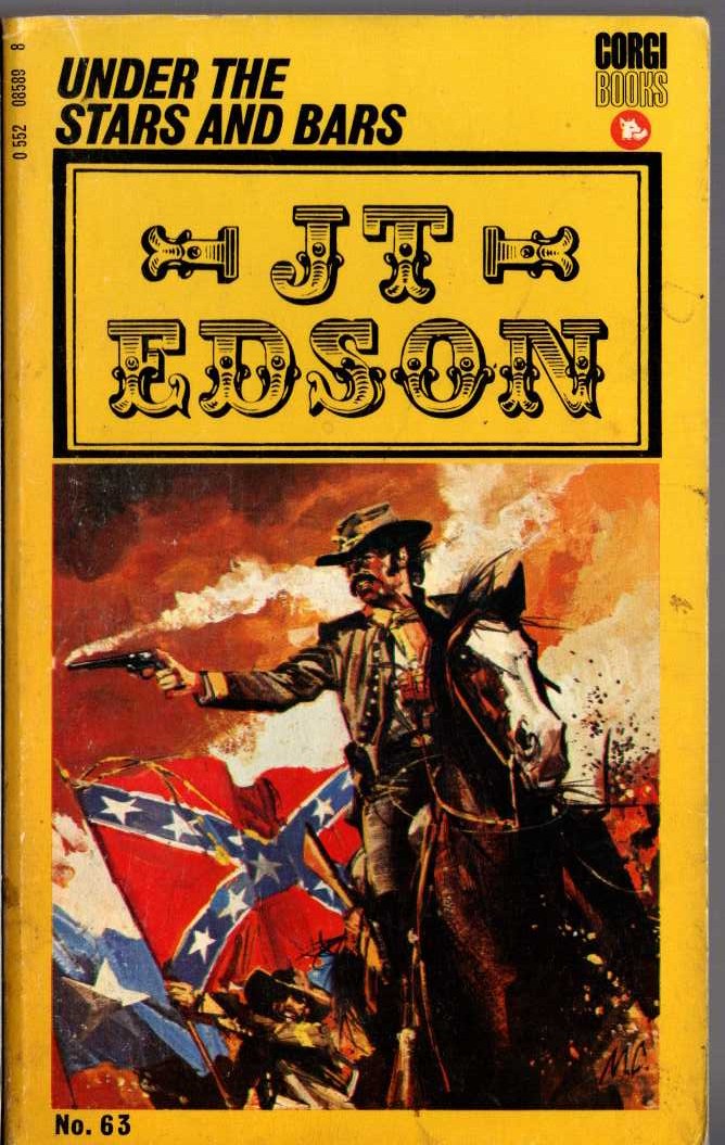 J.T. Edson  UNDER THE STARS AND BARS front book cover image