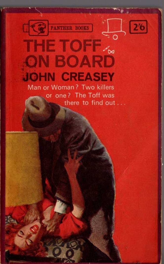 John Creasey  THE TOFF ON BOARD front book cover image